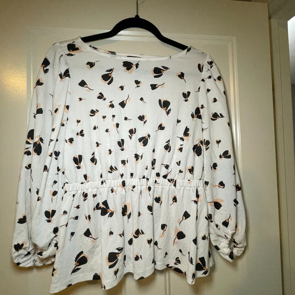 Ann Taylor top sz XS, rayon/nylon blend